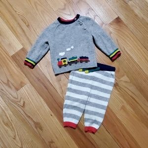 NWOT Mini Boden Sweater Set